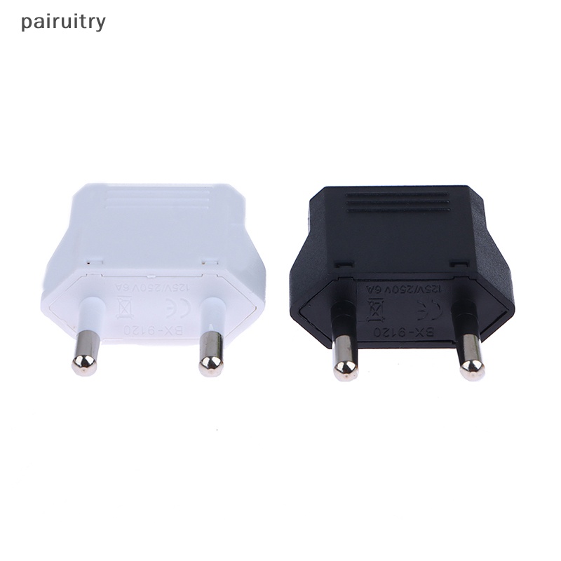 Prt 1Pc EU Euro KR Plug Adapter Converter US to EU Plug Adapter Travel Adaptor PRT