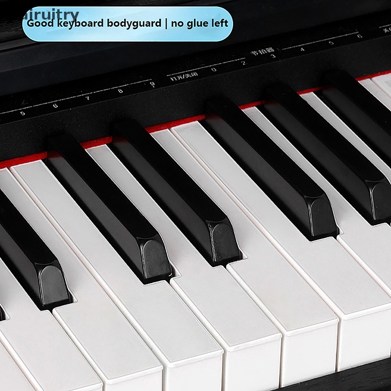 Stiker Piano PRT Untuk Kunci Stiker Keyboard Piano Transparan Anak Dewasa PRT