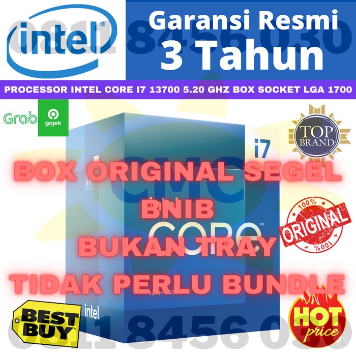 Processor Intel Core I7 13700 5.20 GHz Box Socket LGA 1700