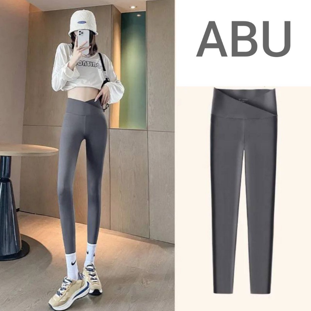 Lovefashion - Celana Legging Wanita highwais pinggang segitiga  Celana Olahraga Gym Fitness Yoga Zumba legging07