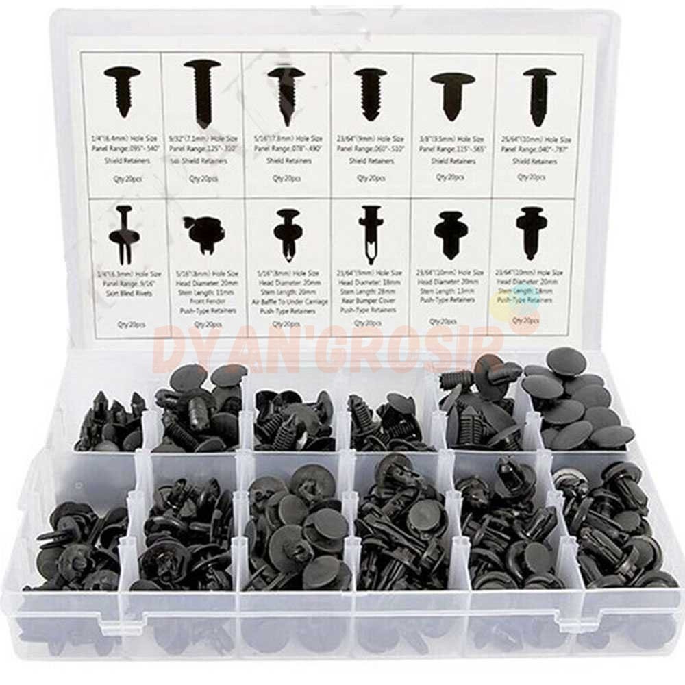 

SUGERYY Baut Rivet Mobil Universal Snap Joint Clips 240 PCS - HE01