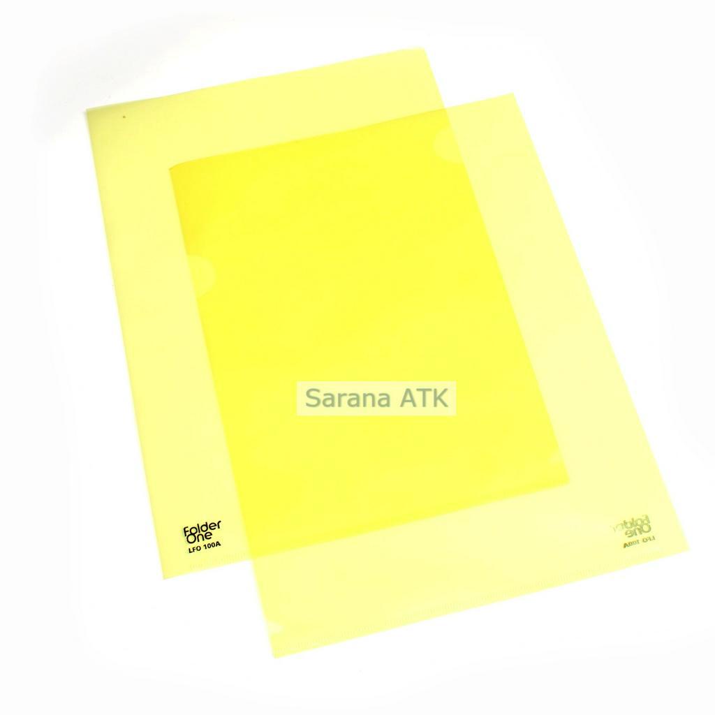 

FOLDER ONE - Map L Bening A4 Warna Kuning [1 LUSIN]