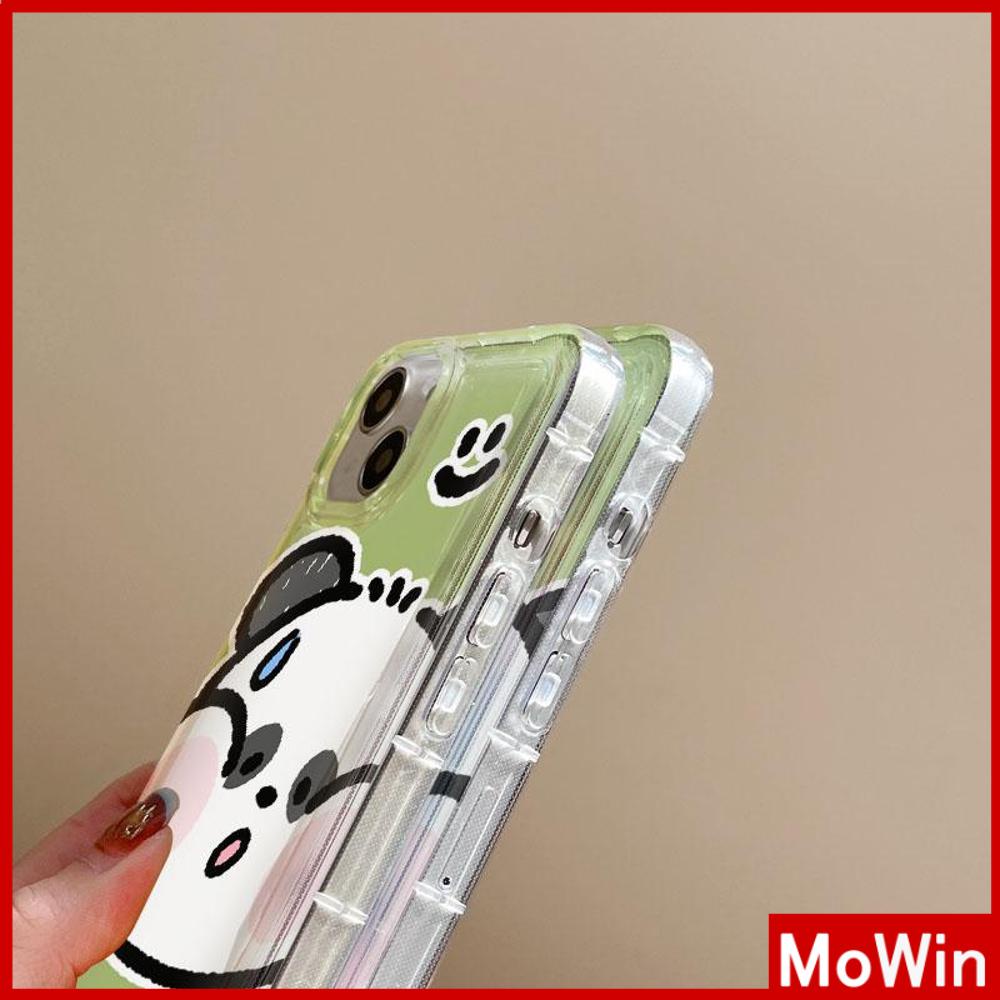 Case iPhone 14 Pro Max iPhone Case Bening Case TPU Soft Case Airbag Shockproof Perlindungan Kamera Makan Lucu Panda Bambu untuk iPhone 13 Pro Max iPhone 12 Pro Max 11 8Plus 7Plus 6Plus