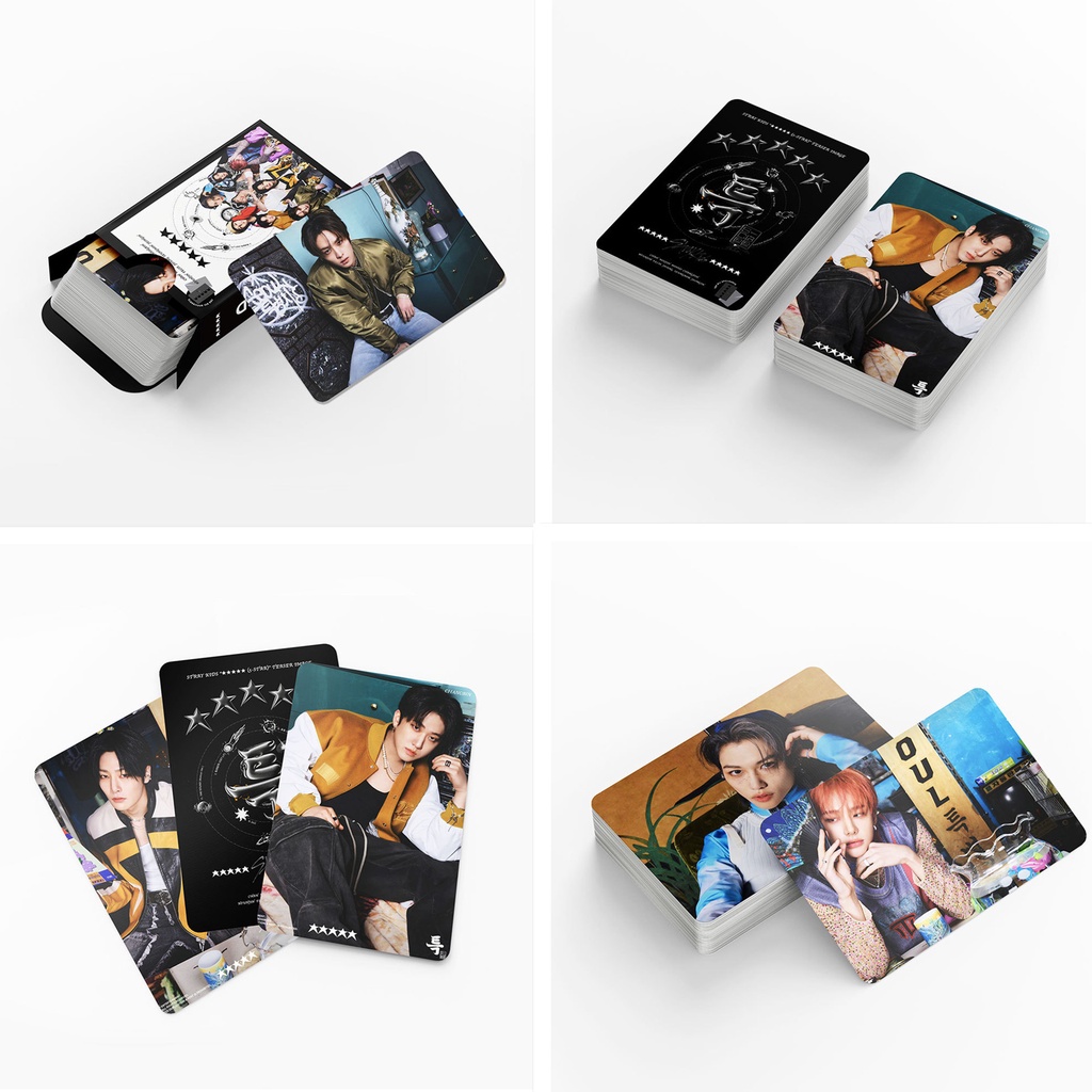 55pcs/box STRAY KIDS 5-STAR COMEBACK Album Photocards TOPLINE Lomo Kartu Straykids Kpop Postcards