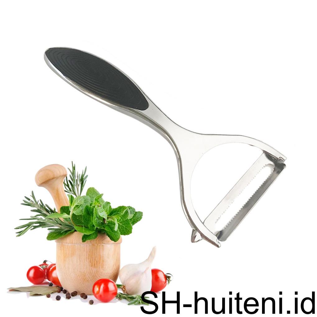 Y Shape Sayur Kentang Wortel Buah Non-Slip Handle Zester Alat Pengupas Dapur Rumah