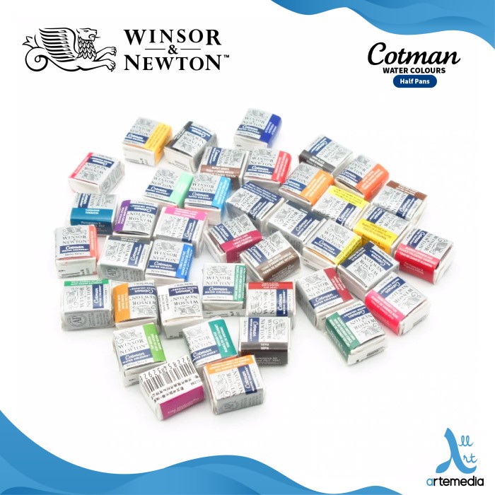 

Winsor Newton Cotman Half Pan Watercolour Cat Air Refill PART 01 - SAP GREEN