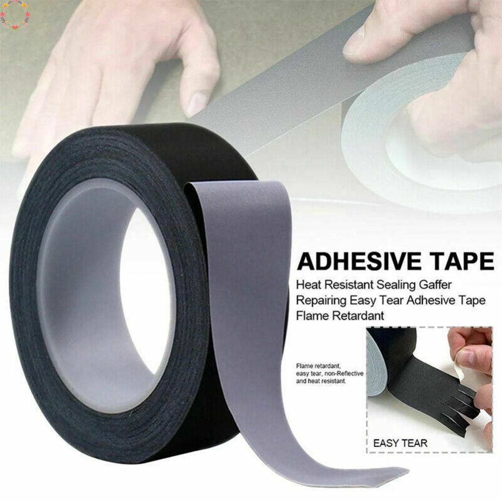 Adhesive Harness Tape Rubber Type Pressure Sensitive Tape Isolasi PVC Hitam Untuk Reparasi Listrik