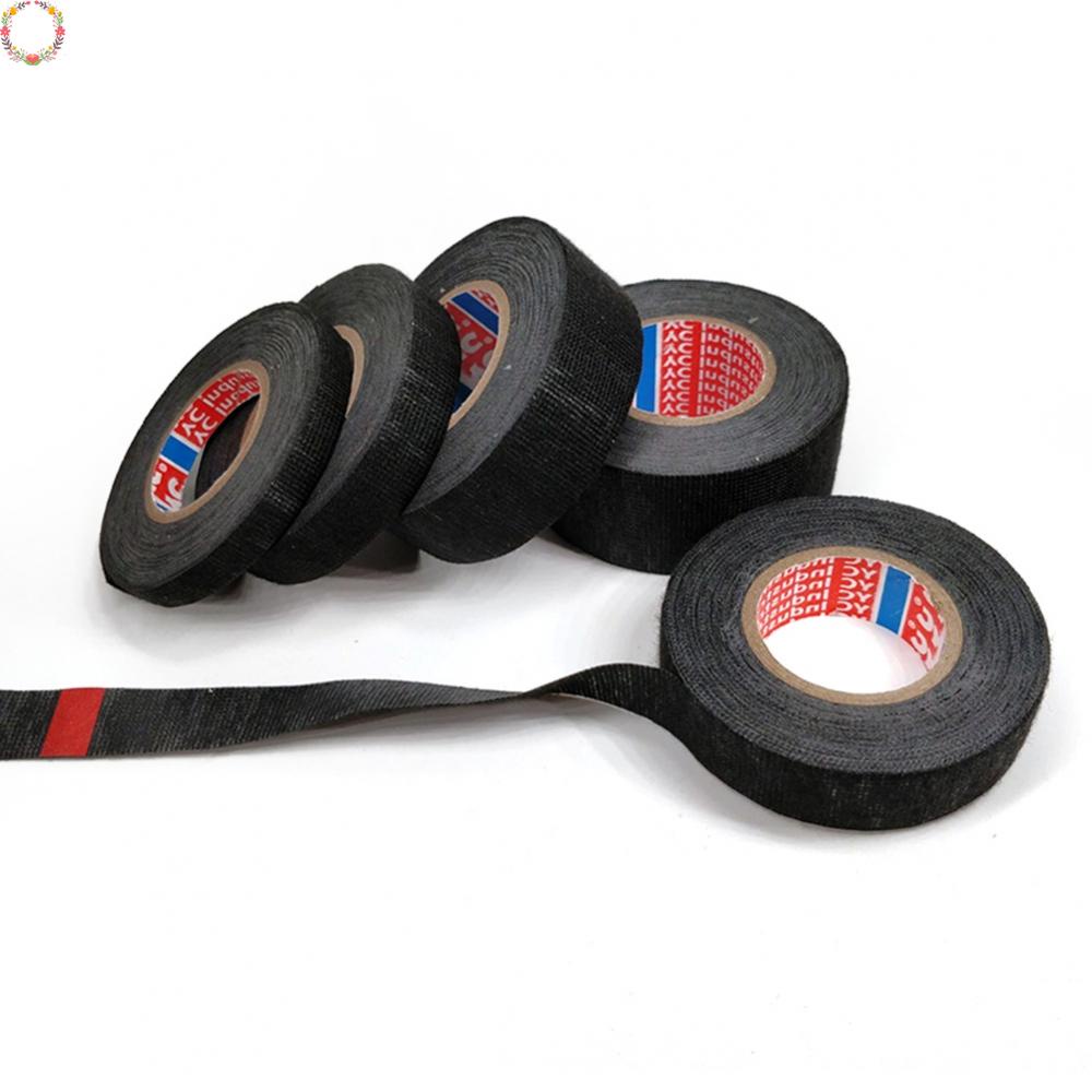 Adhesive Harness Tape Rubber Type Pressure Sensitive Tape Isolasi PVC Hitam Untuk Reparasi Listrik