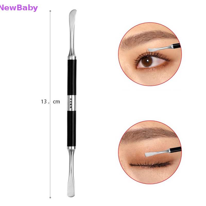 Newbaby 1PC Alat Kelopak Mata Ganda Stainless Steel Desainer Kelopak Mata Ganda Alat Makeup ID