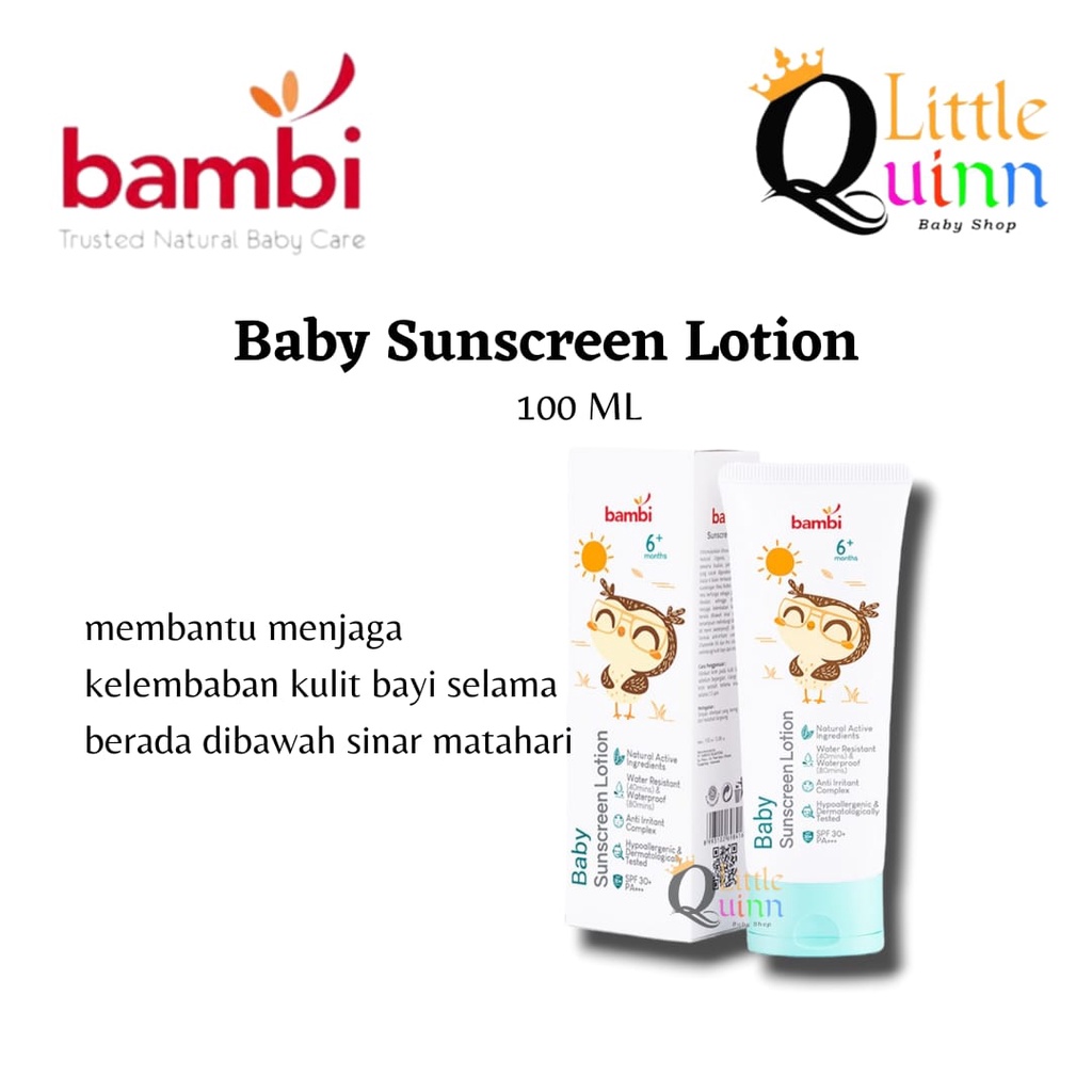 BAMBI Baby Sunscreen Lotion / Sunblok Bayi anak