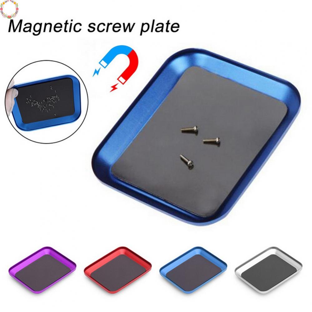 Nampan Magnet Penyimpanan Sekrup Dengan Konstruksi Dan Pad Magnetik High Grade