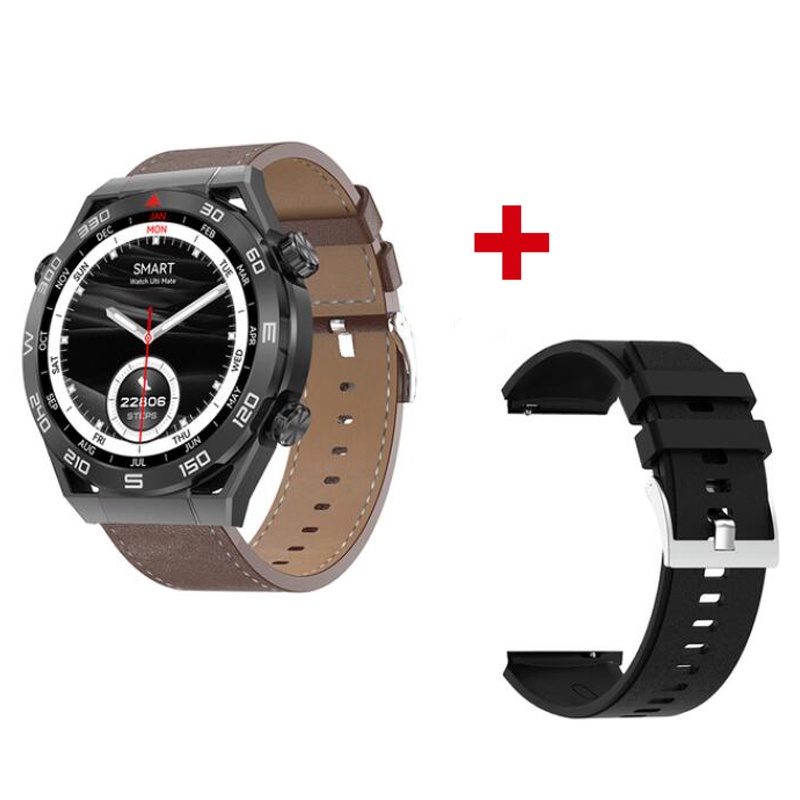 Jam Tangan Pintar Pria DT Ultra Mate Smart Watch 1.5&quot; HD Screen Health Management NFC Wireless Charging Smartwatch BT Call Bracelet Baterai Besar Olahraga Smartwatch Pria Sport Fitness Tracker