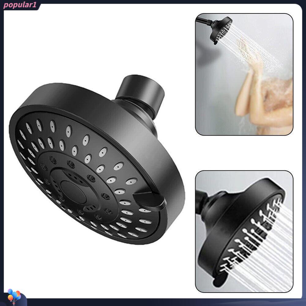 Shower Nozzle Populer Semprotan Atas Lima Kecepatan Dapat Diputar Shower Concealed