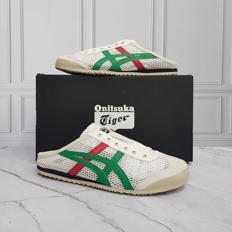 Sepatu Sandal 0nitsuka Tiger Sabot Slip On Birch Green
