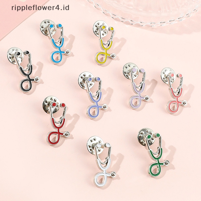 {rippleflower4.id} Mini Bros Pin Jaket Coat Lapel Pin Tas Kancing Kerah Lencana Hadiah~