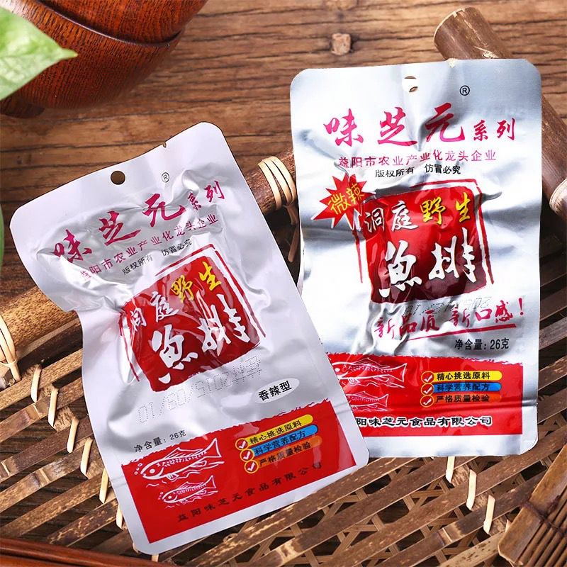 

Weizhiyuan Spicy Fish Steak 26 gr Cemilan Daging Ikan Enak