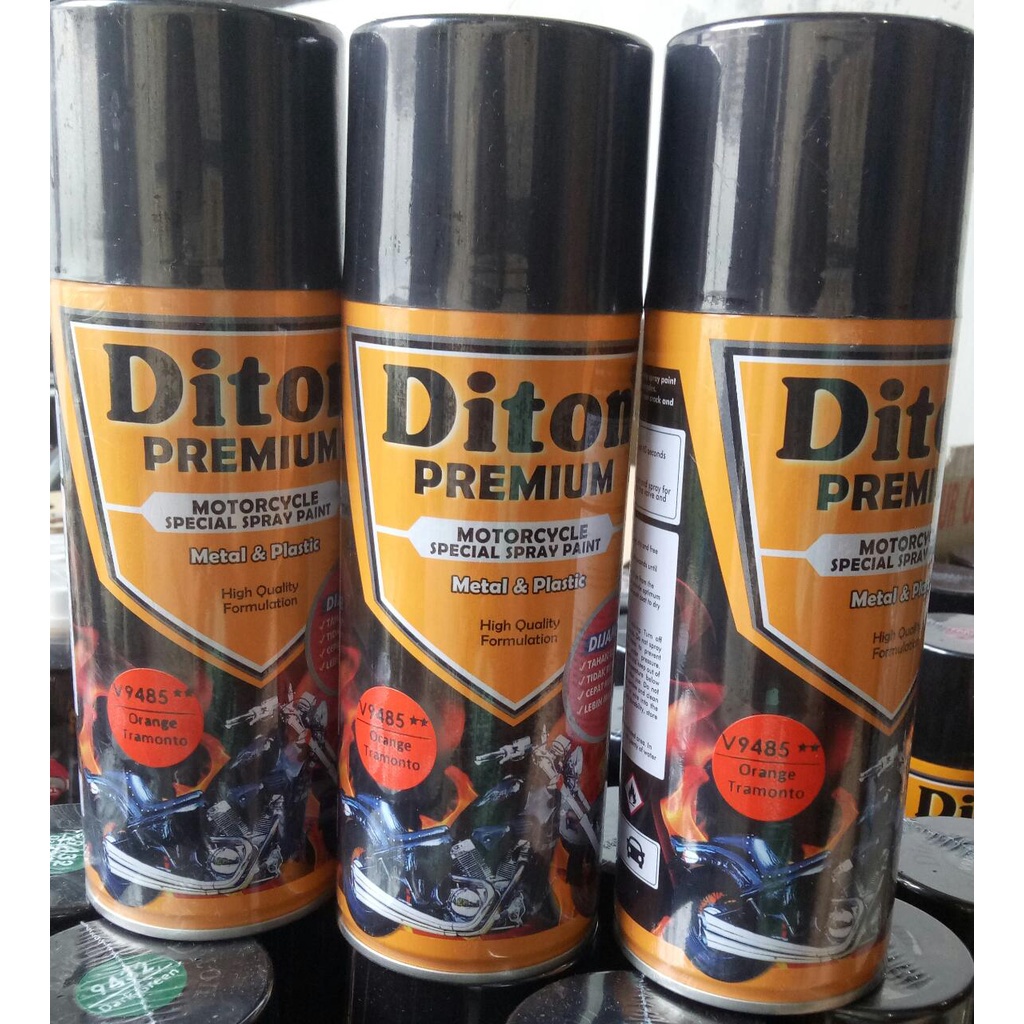 pilok pilox diton premium orange tramonto 9485 400cc orange vespa v9485** 400cc cat semprot diton premium