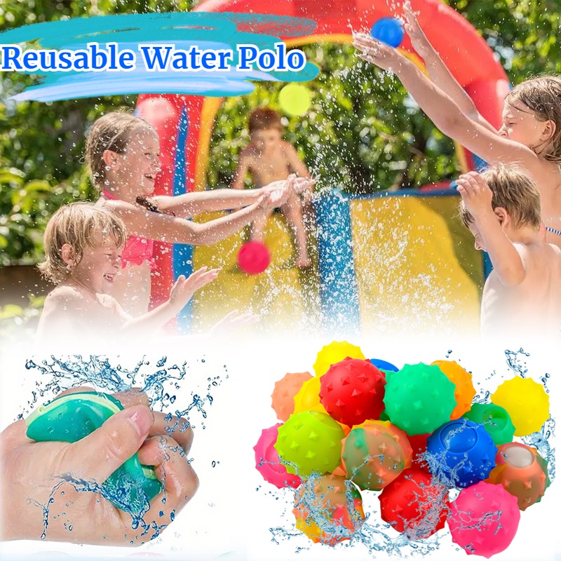 [Unggulan] Musim Panas Luar Ruangan Novelty Mainan Isi Cepat Self Sealing Waterfall Ball Reusable Silikon Balon Air Anak-Anak Bermain Bola Percikan Nikmat Permainan Pertarungan Air Bom Air