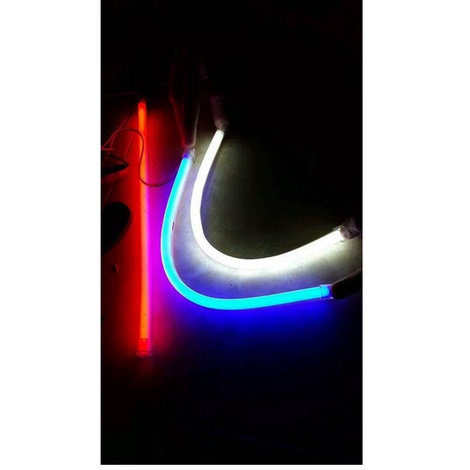 LAMPU LED ALIS NEON 30CM DRL FLEXIBLE FLEKSIBEL MOTOR MOBIL 30 cm PCS bijian