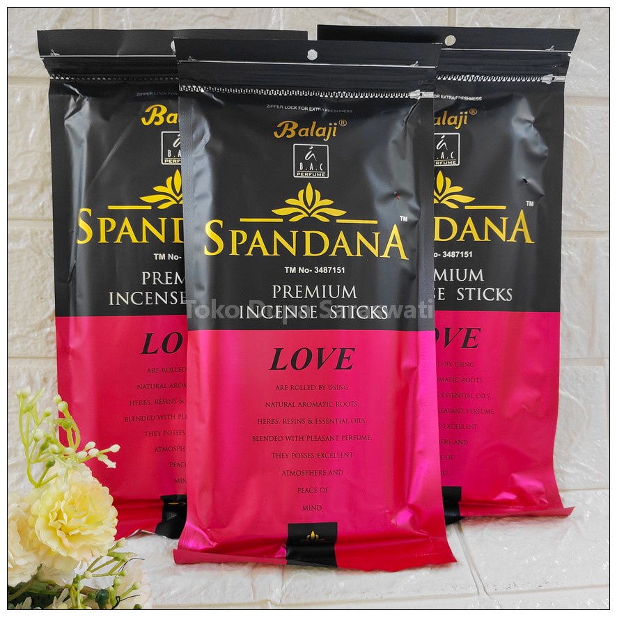 Hio Dupa Wangi Aromaterapi Stik Spandana Love Balaji Premium isi 90 Stik