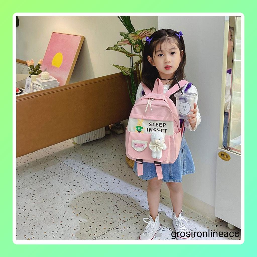 NEW Ransel anak punggung sekolah jalan mall travelling travel FT72 24 x 10.5 x 31 cm