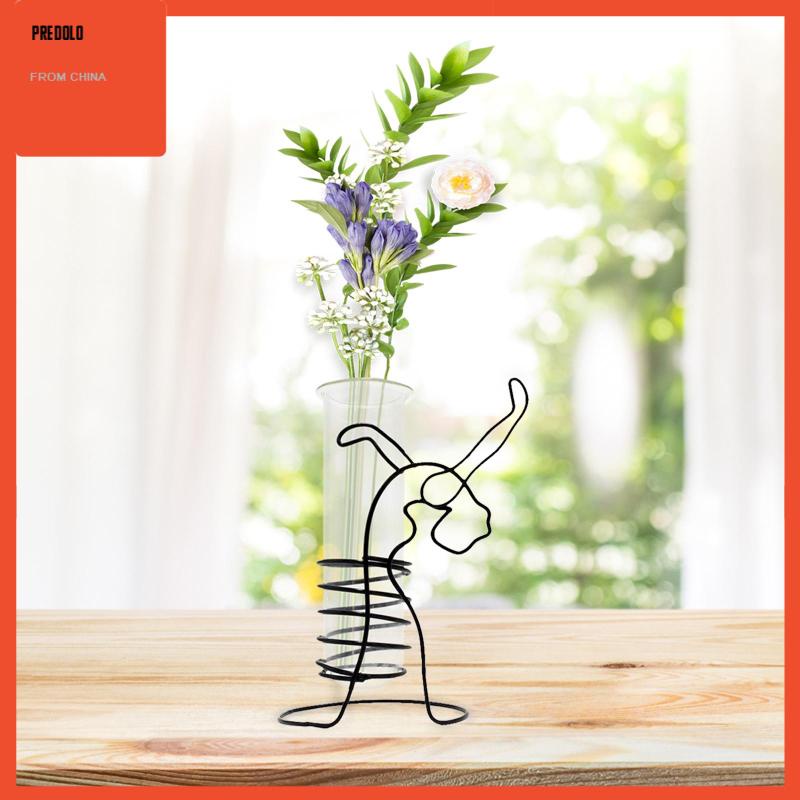 [Predolo] Vas Tabung Reaksi Nordic Style Vas Bunga Centerpiece Glass Planter