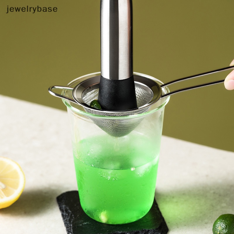 [jewelrybase] Saringan Kerucut Stainless Steel Jaring Halus Cocktail Bar Strainer Cone Strainer Butik