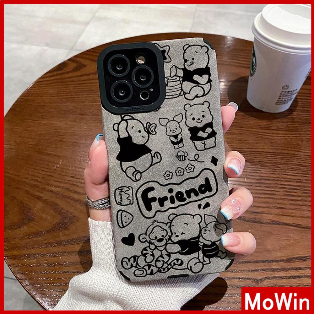 Case iPhone 14 Pro Max iPhone Case Murid Stiker Suede Shockproof Kamera Case Pelindung Karakter Kartun Lucu Kompatibel dengan iPhone 13 Pro max 12 Pro Max 11 xr xs max 7Plus 8Plus