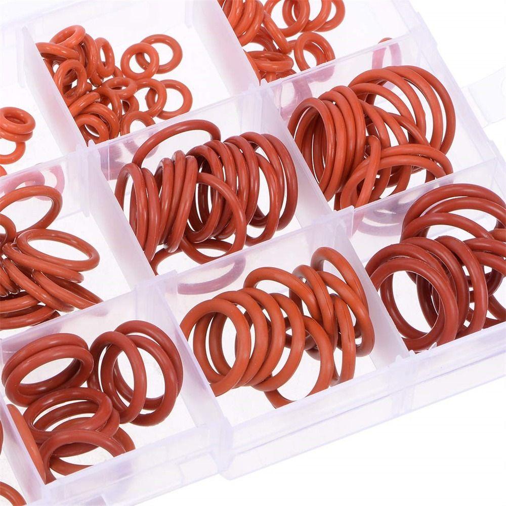 Populer 225pcs O-Ring Metric Karet Silikon Tekanan Tinggi Sealing Gaskets O-Ring