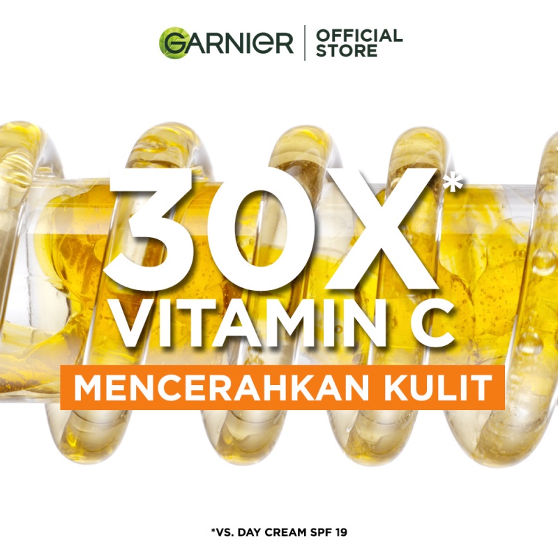 Garnier Bright Complete Vitamin C 30x Booster Serum Skin Care - 15/30/50 ml (Cepat Cerahkan Noda Hitam & Samarkan Bekas Jerawat) Image 2