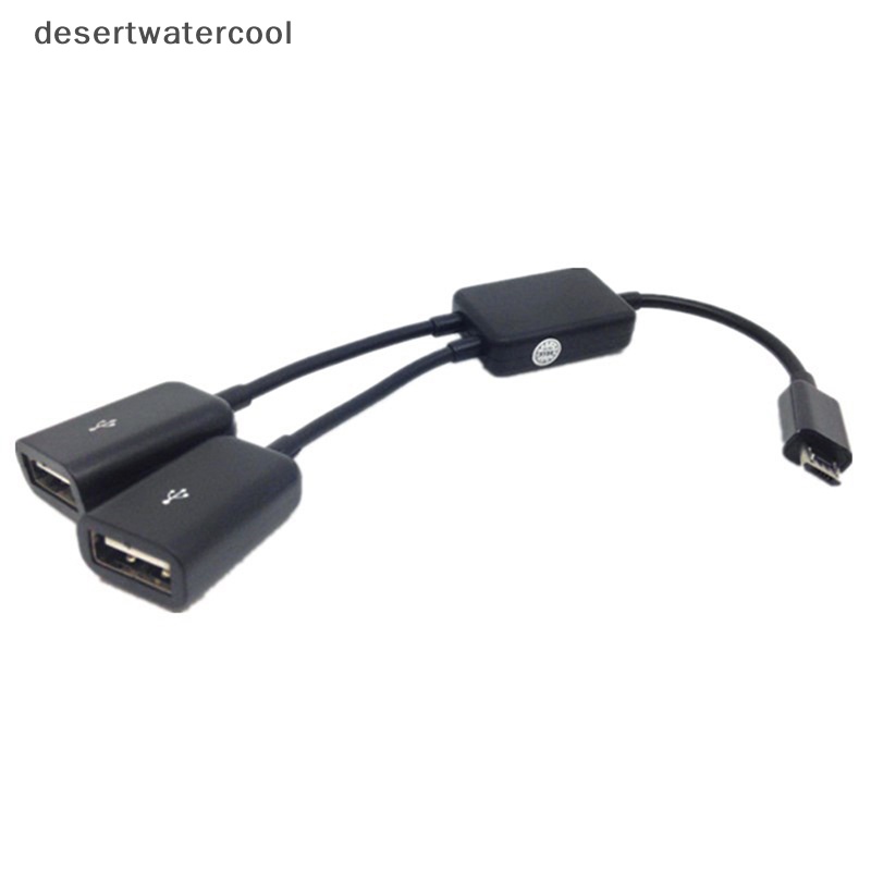 Deid Kabel Adaptor Host Hub OTG Dual Micro USB Untuk Tablet PC Dan Smart Phone Martijn