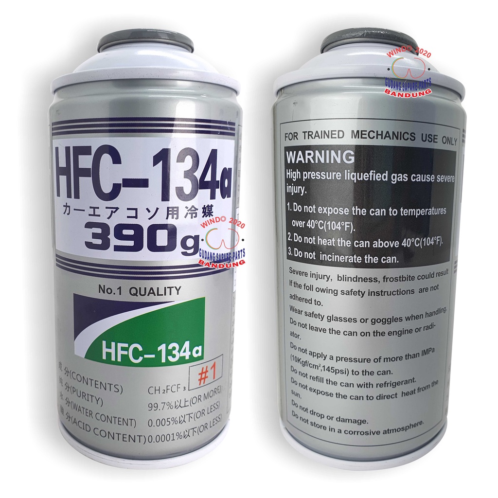 Refrigerant Preon Klea HFC #1 R134 a 390 Gram Kaleng | R 134 a Mobil, Kulkas, Freezer Etc