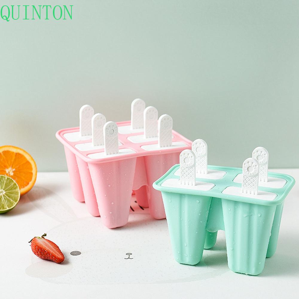 Quinton Cetakan Es Krim Lolly Warna Klasik4 /6 /10Cavity Ice Cube DIY Homemade Ice Maker Mould
