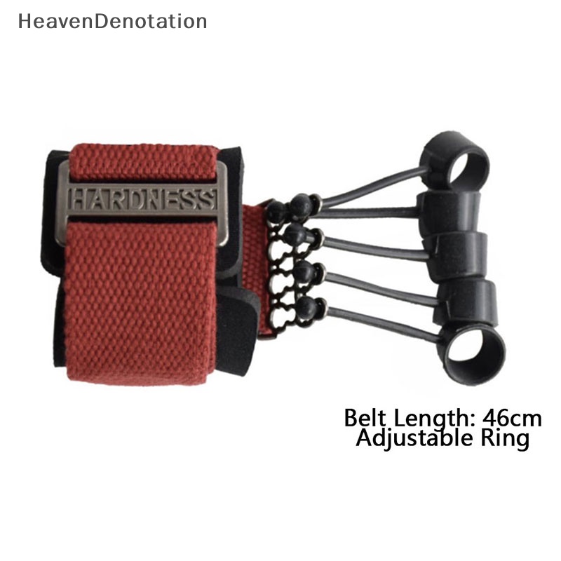 [HeavenDenotation] Finger Gripper Kekuatan Trainer Tangan Yoga Resistance Band Perangkat Latihan Jari HDV