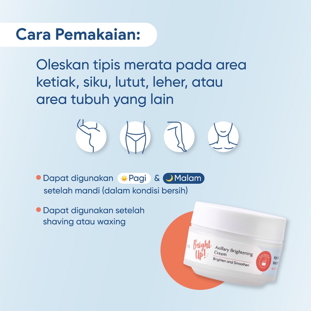 Glowlabs Bright Up! Axillary Brightening Cream - Krim Pencerah Lipatan