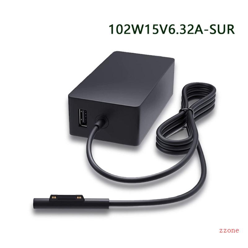 Adaptor AC Power Laptop zzz 102W Untuk Surface pro 3permukaan Book2 3permuka Laptop 4 3 2permukaan Power Supply 15V 6 32A-S