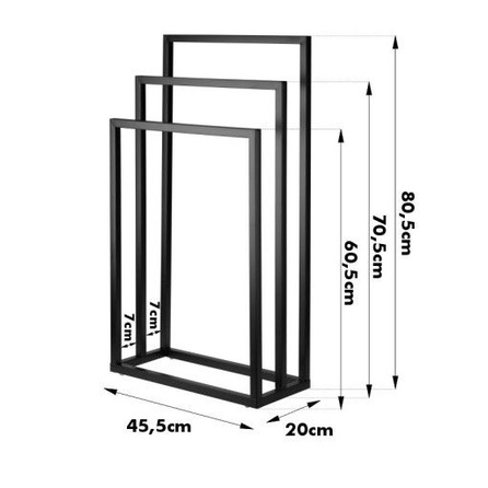 Gantungan Handuk / Towel Rack / Towel Hanger 2 TINGKAT &amp; 3 TINGKAT