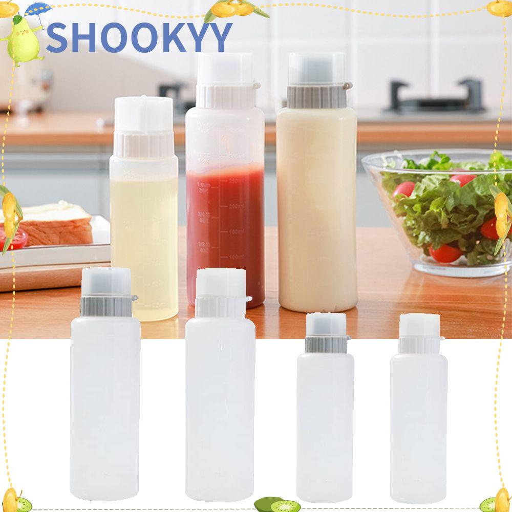 Chookyy Botol Bumbu Saos Cuka Anti Bocor Alat Dekorasi Kue Tahan Debu Perlengkapan Baking Dapur Gadget Dispenser Bottle