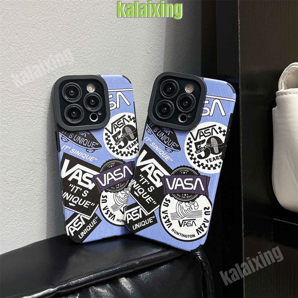 IPHONE Soft Case VANS Biru Untuk Iphone11 12 13 14 Pro Max14 Plus Xs Max X XR 78 Plus Soft Cover Belakang