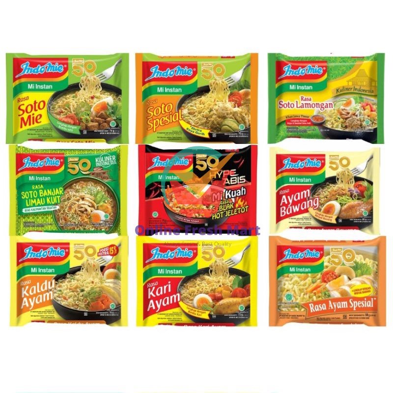 

Indomie Aneka Mie Instan Kuah, Soto Special Koya Banjar Kaldu Kari kaldu Ayam bawang special seblak lamongan - Online Fresh Mart Denpasar