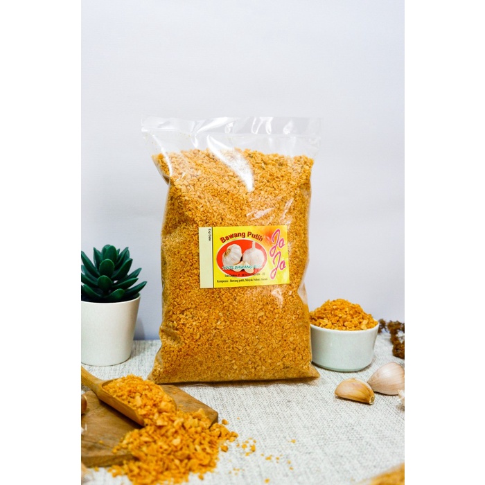 

N.E.W Bawang putih goreng Jojo Cincang 500 Gr First hand