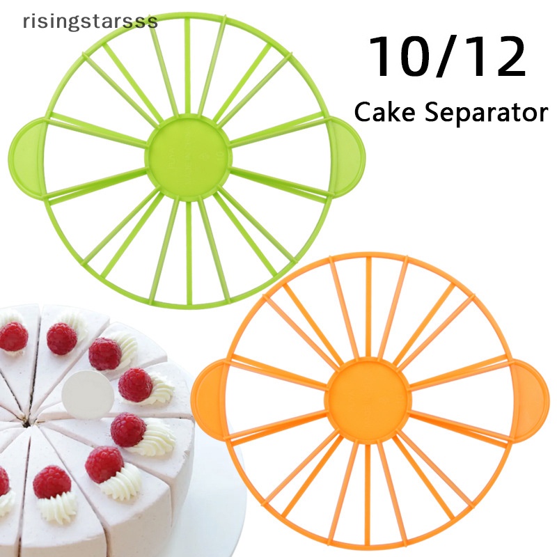 Rsid Span-Terbaru10 /12Potongan Kue Porsi Yang Sama Pemotong Roti Bulat Cake Mousse Divider Slice Jelly