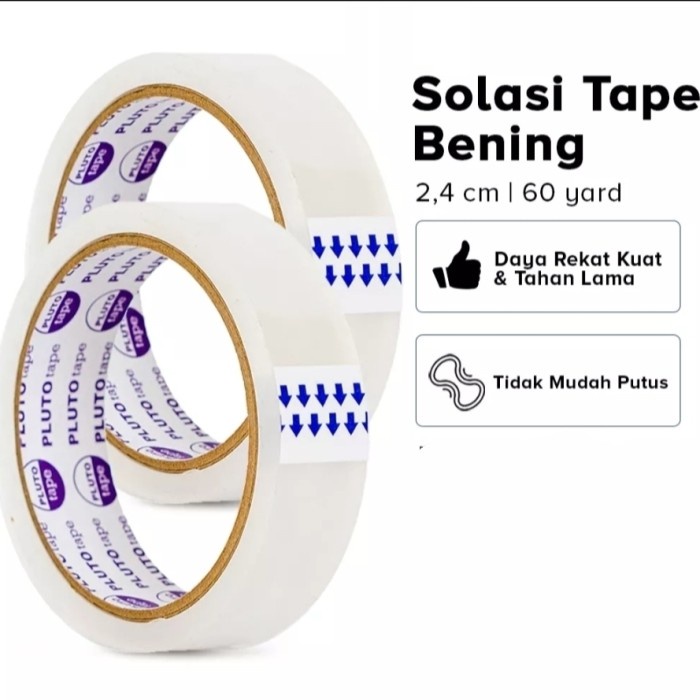 

Lakban Bening / Dus (144pc) 24 MM x 60 Yard