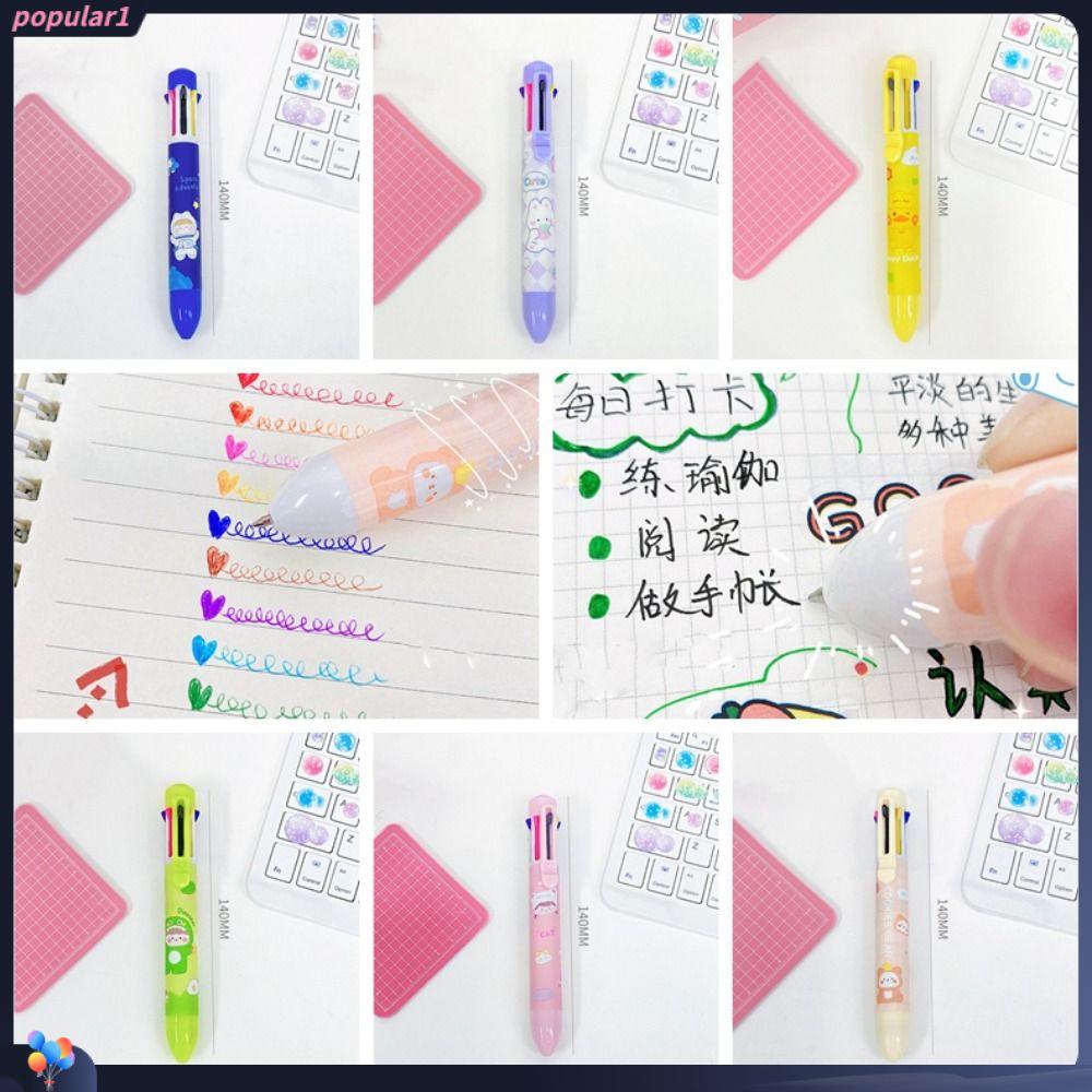 Populer 3PCS /Set Bolpoin Lucu Alat Tulis Belajar Alat Kantor Alat Tulis Press Type Gel Bolpen