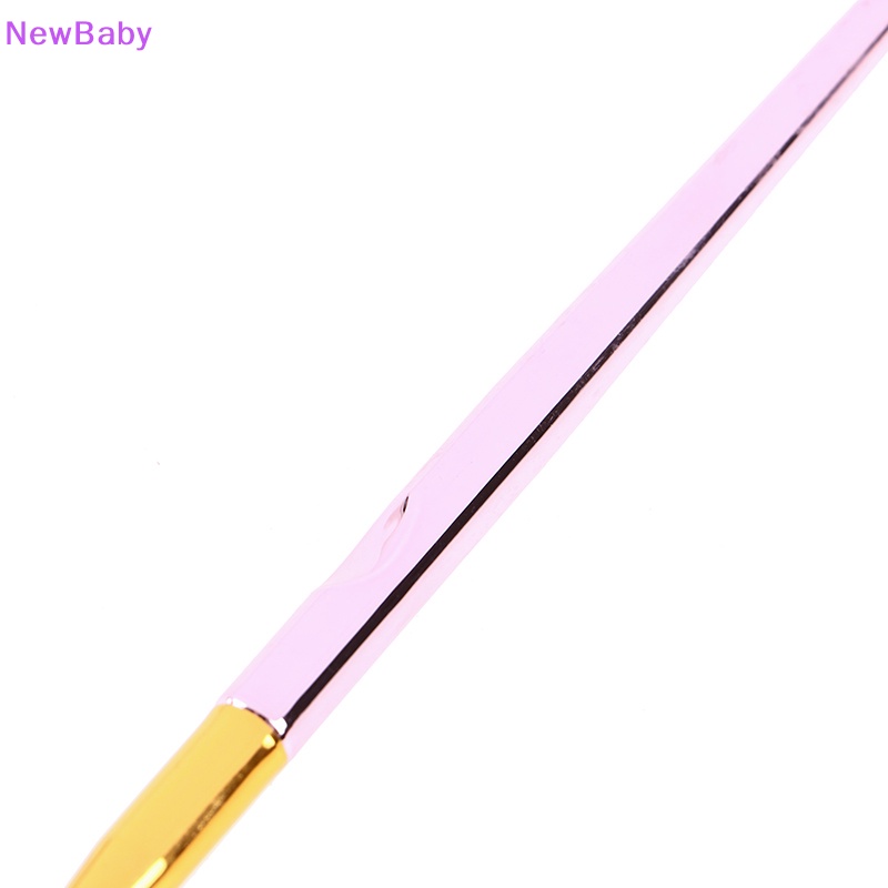 Newbaby 3Pcs /Set Nail Art Fine Liner Paing Pen 1-2cm Rose Gold Akrilik Pen Brushes ID