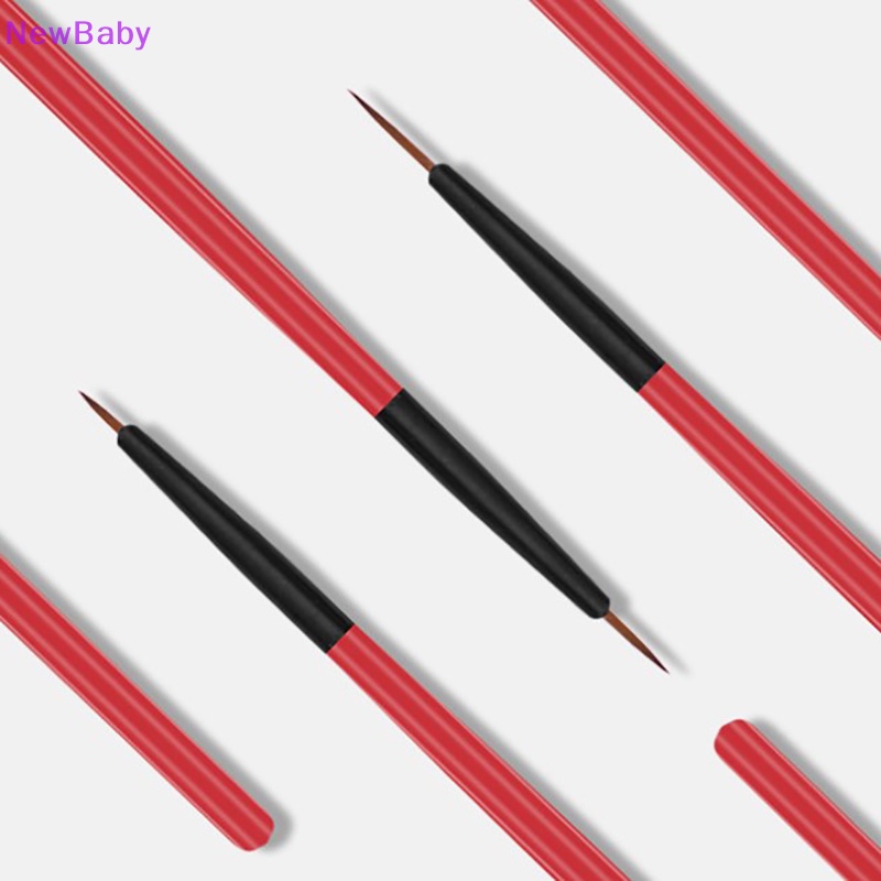 Newbaby 3Pcs Kuas Nail Art Akrilik Nail Art Dotg Pen Gambar Paing Set5/7/11mm ID