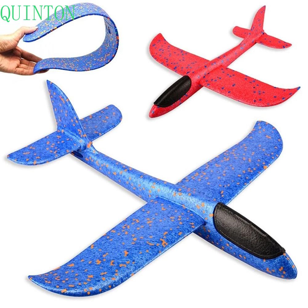 Quinton Foam Glider Pesawat Model Fleksibel Avion Plane Hadiah Anak Luar Peluncuran Avion Mainan Terbang pp Foam Pesawat Foam Airplane