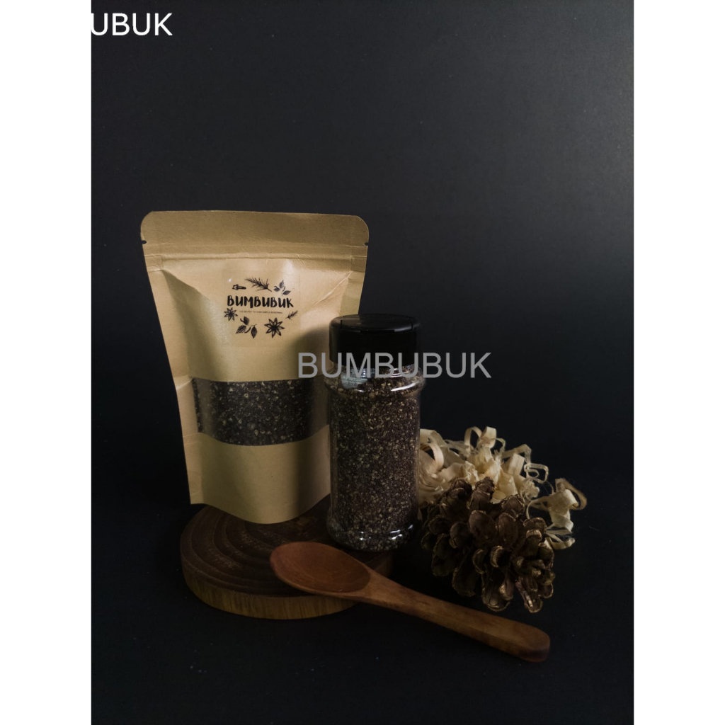 

Bumbubuk Black Pepper Kasar dan Utuh / Lada Hitam Bubuk / Pedes Bubuk Hitam / Ground Blackpepper