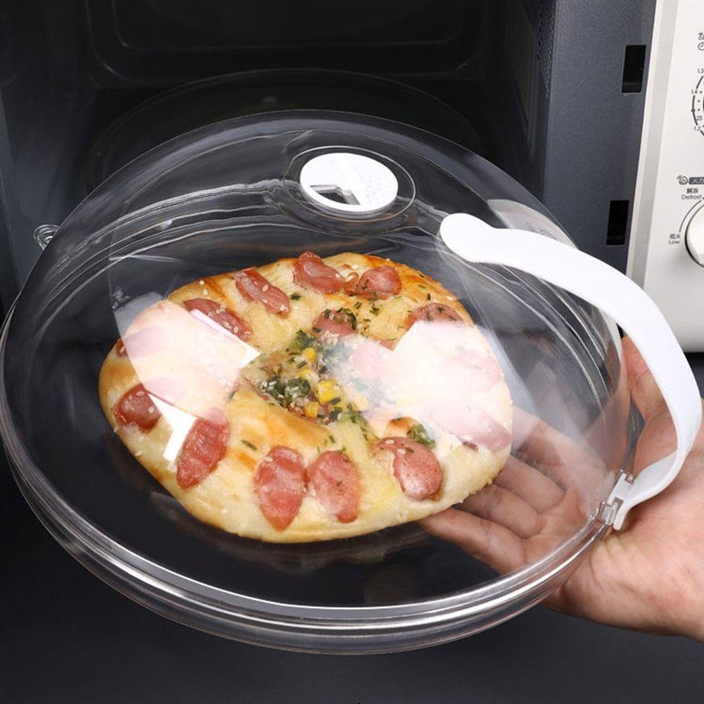 R-FLOWER Penutup Microwave Dapur Anti Minyak Cuci Piring Aman Microwave Food Splatter Guard Plate Microwave Cover