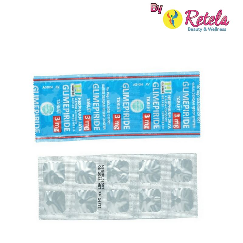 Glimepiride 3mg Tab 10`S (Hj)